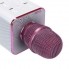 Беспроводной микрофон караоке Kronos bluetooth Q7  Karaoke с чехлом Розовый (0619)