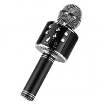Беспроводной микрофон караоке Kronos bluetooth WS858 Karaoke Черный (0616) Беспроводной микрофон караоке Kronos bluetooth WS858 Karaoke Черный (0616)