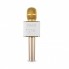 Караоке микрофон колонка Q9  2 в 1 bluetooth чехол Золотой (0613)