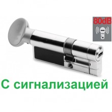 Цилиндр Kale 164 ASM 90мм.(40x10x40) никель с поворотником (57754)