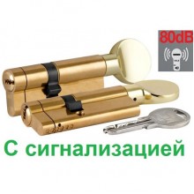 Цилиндр Kale 164 ASM 80мм.(30x10x40) латунь с поворотником (57750)