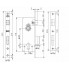 Замок KALE 152-3MR B 45 2000 Латунь  (56086)
